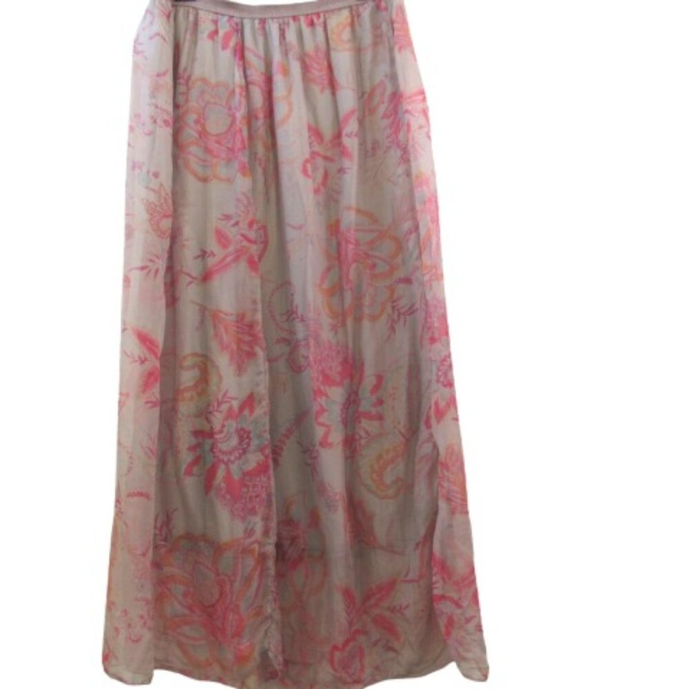Silk Maxi Skirt Made in Italy